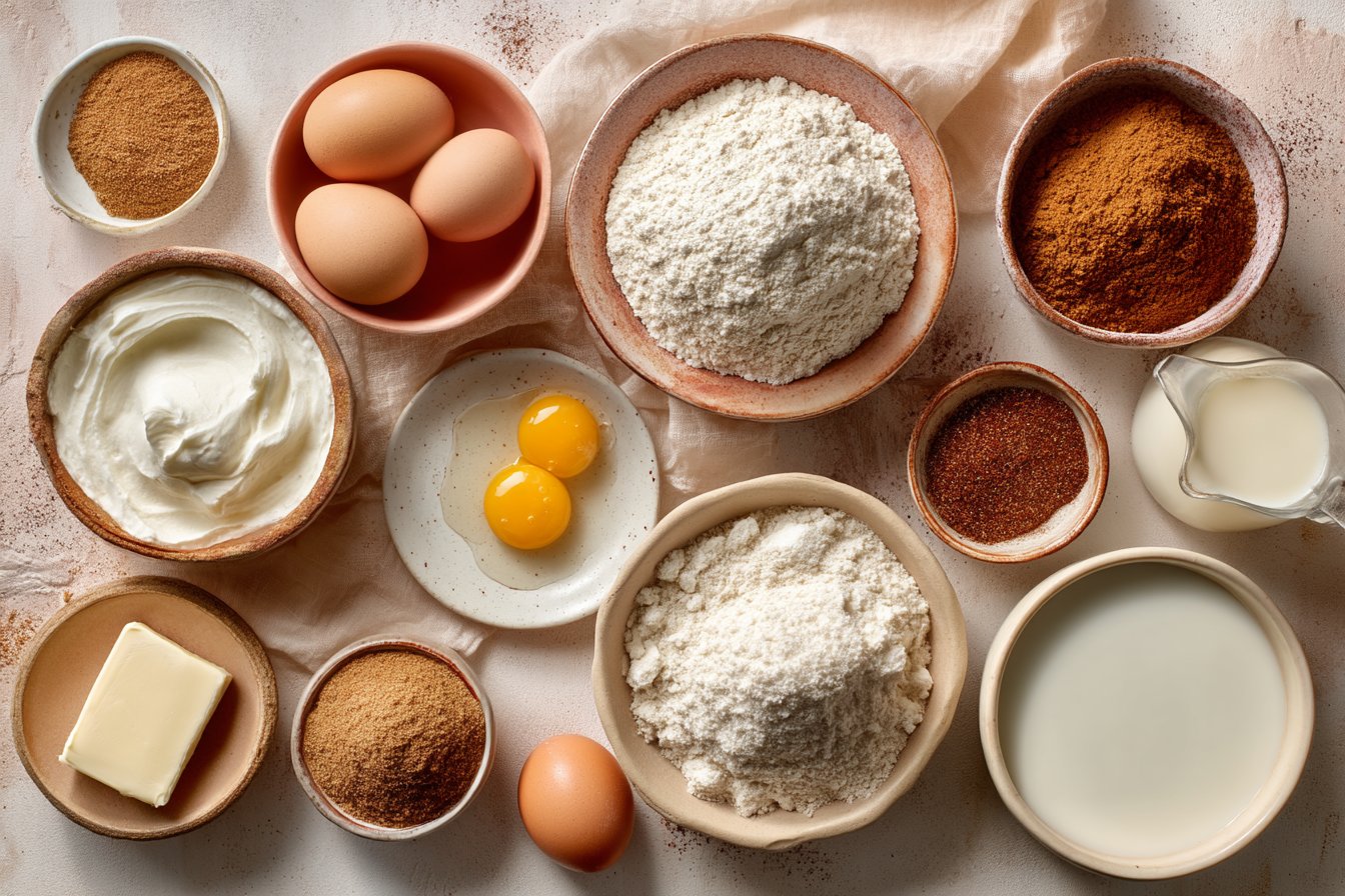 Sour Cream Spice Cake