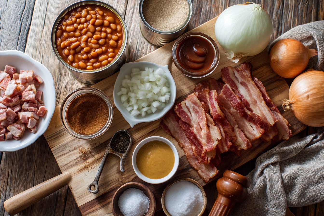Southern-Style Baked Beans with Bacon