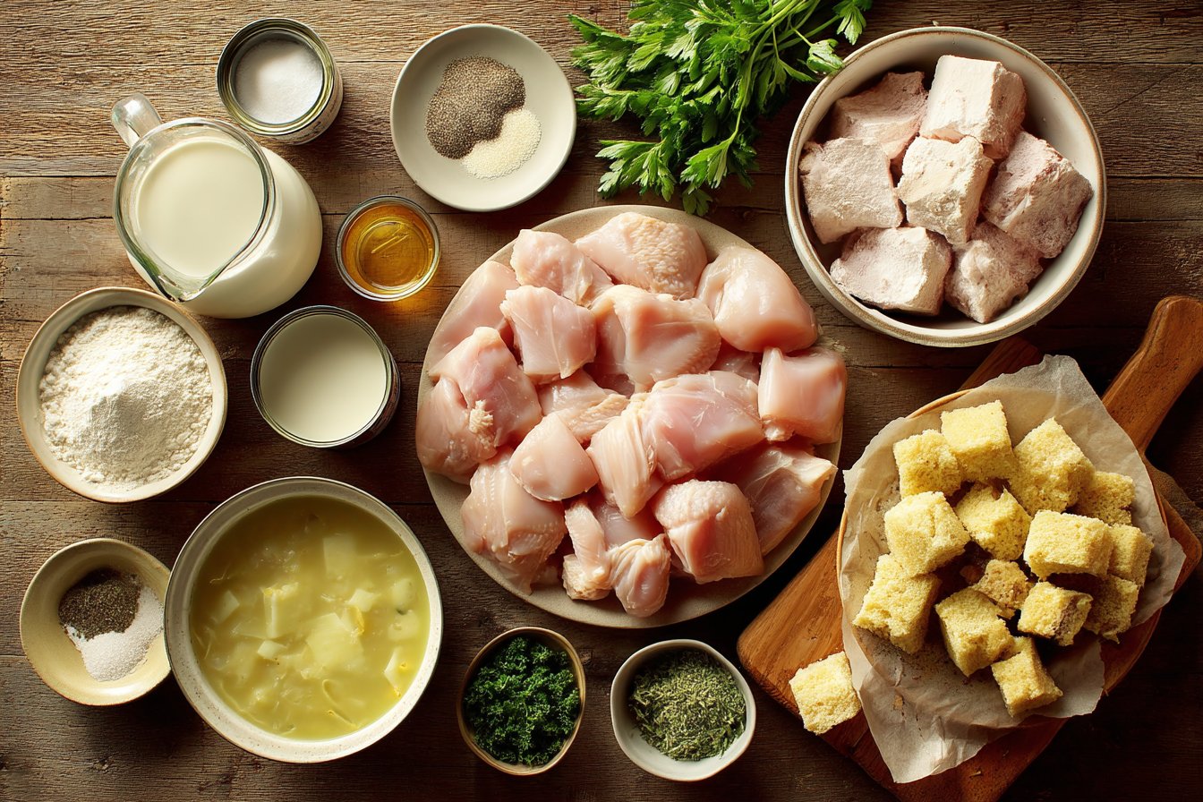 Chicken and Stuffing Casserole