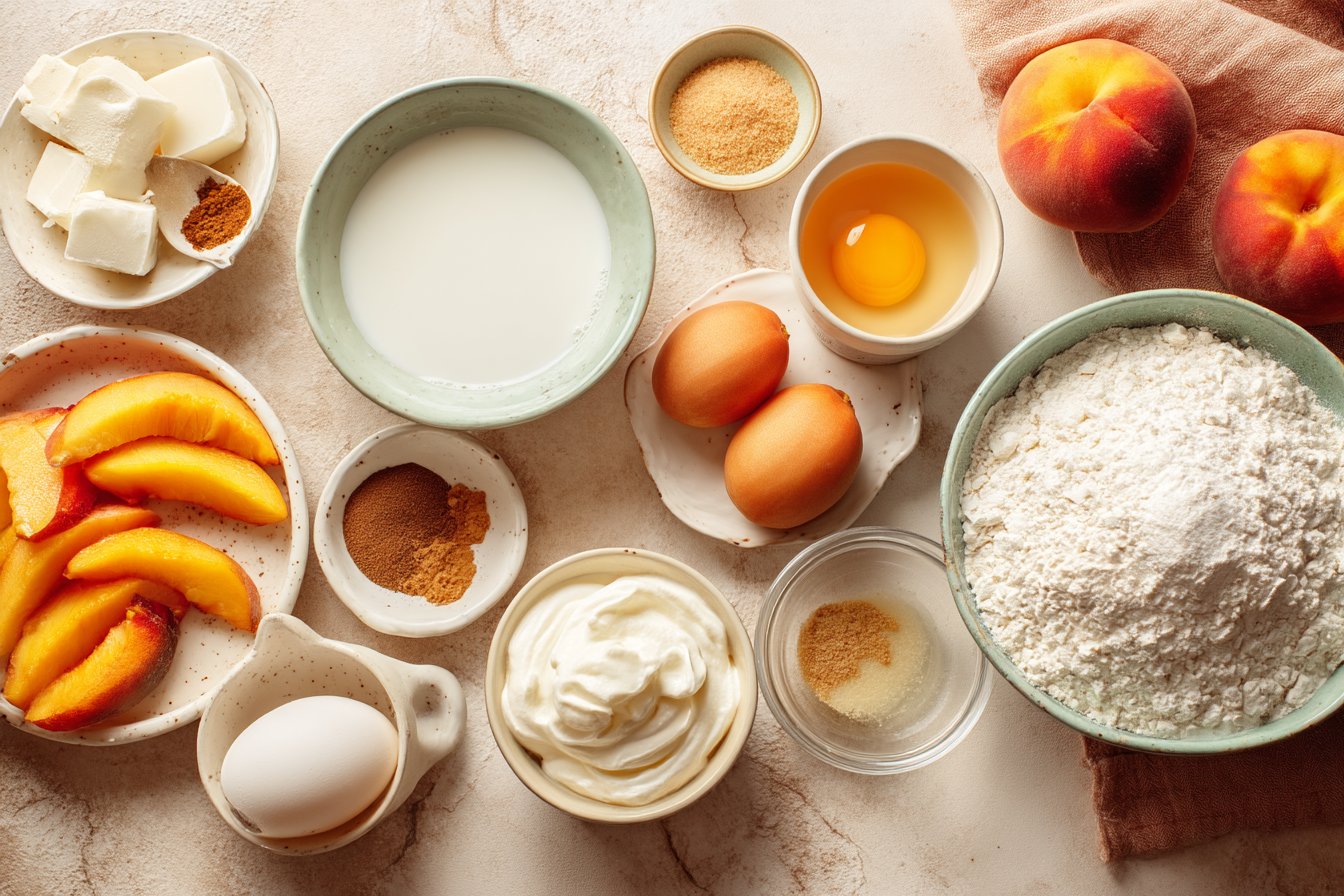 Easy Bisquick Peach Cobbler