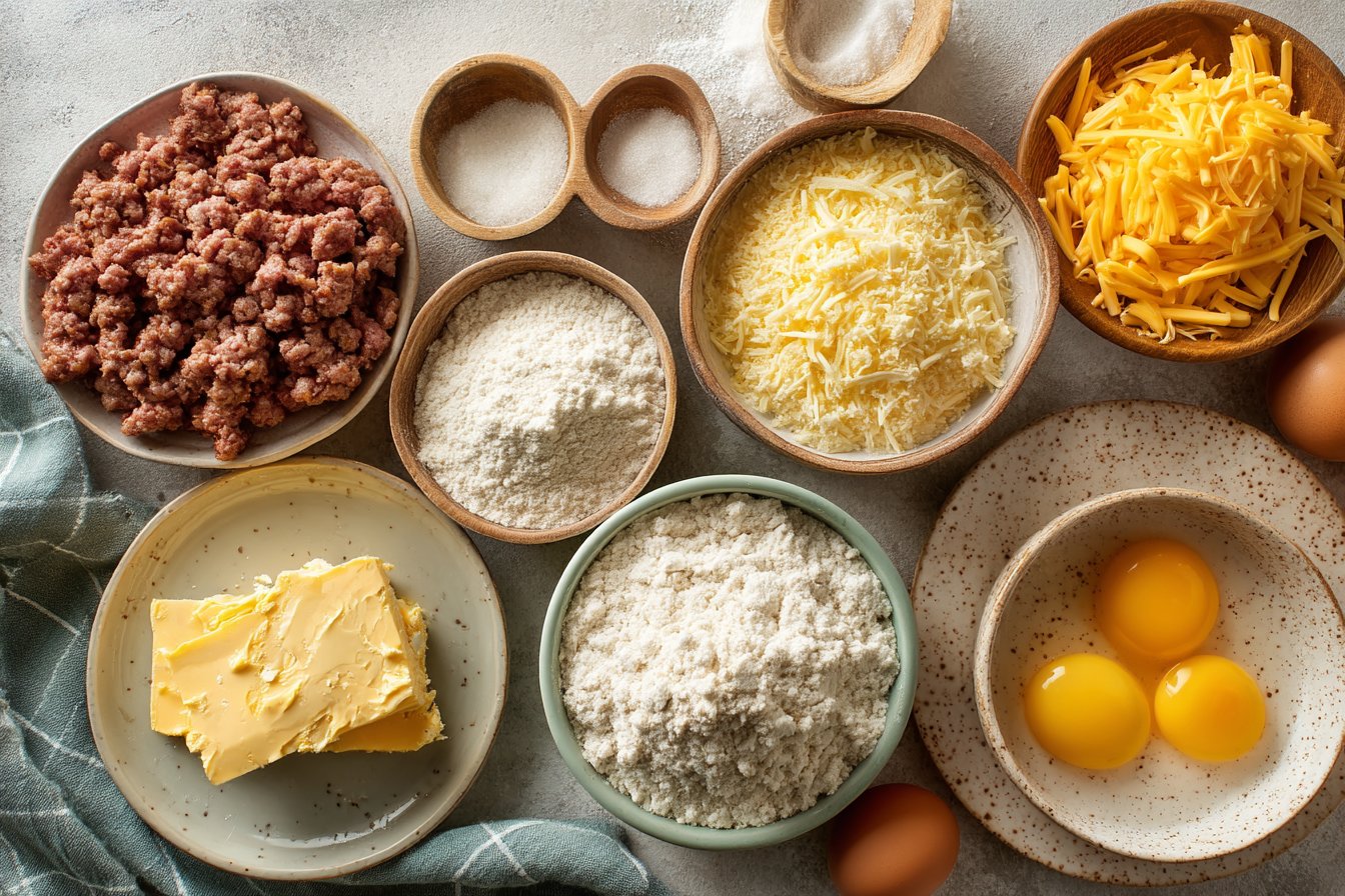 Sausage Muffins with Bisquick