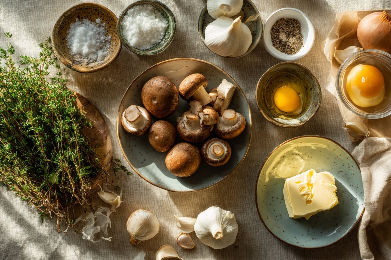 Roasted Mushrooms in Browned Butter Sauce