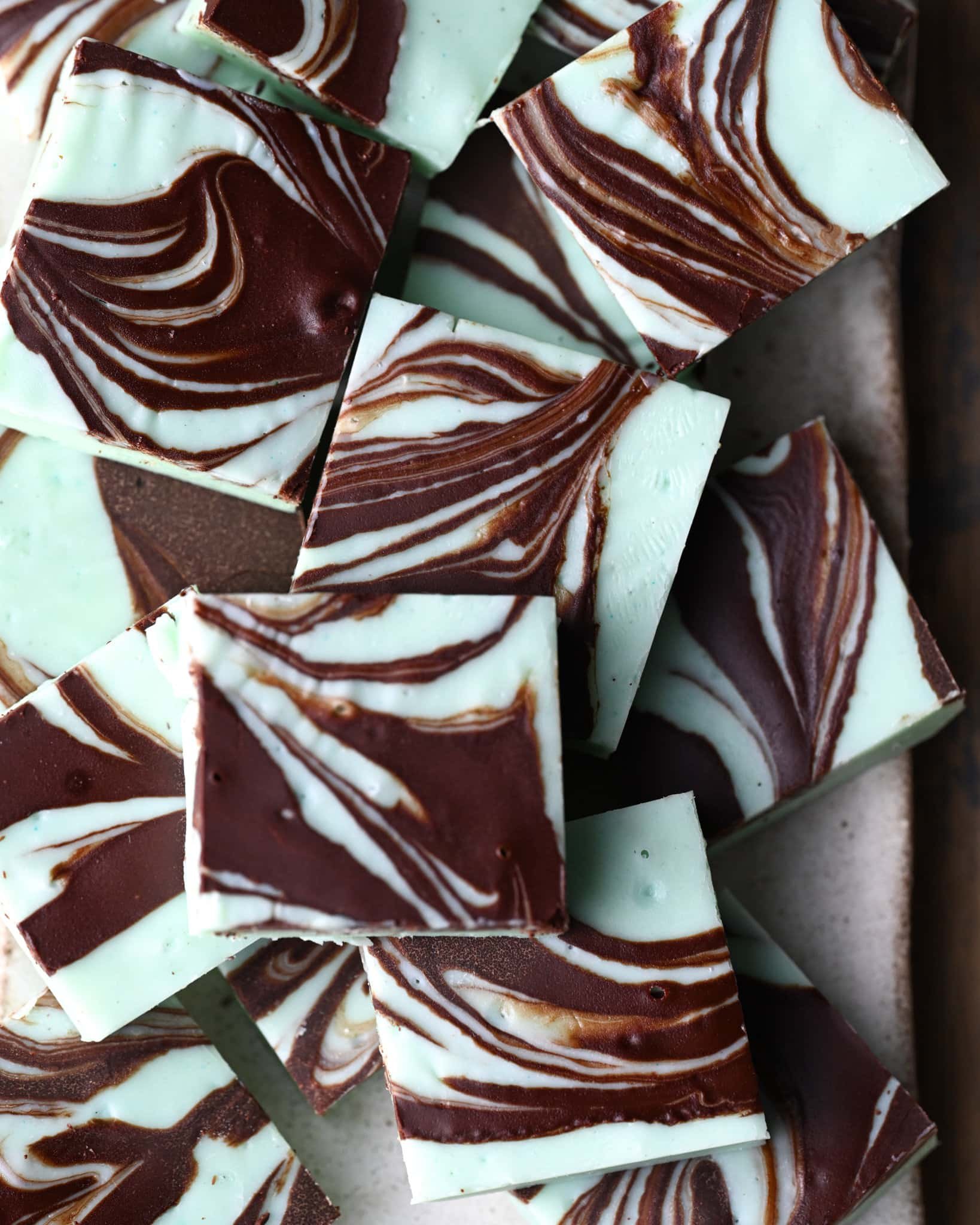 Easy Chocolate Mint Fudge