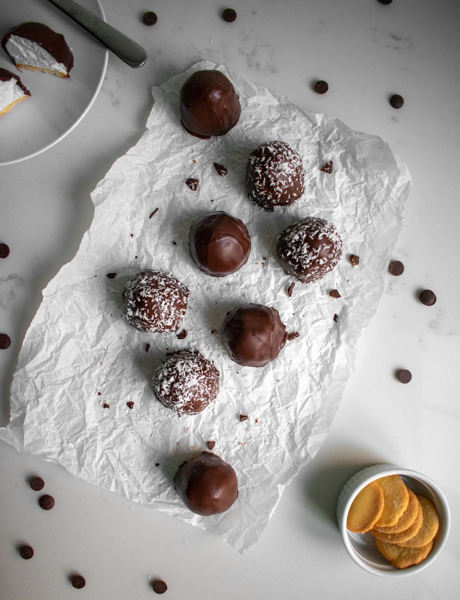 Chocolate Marshmallow Domes