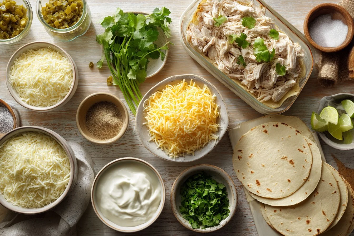 Mexican Green Chile Enchiladas