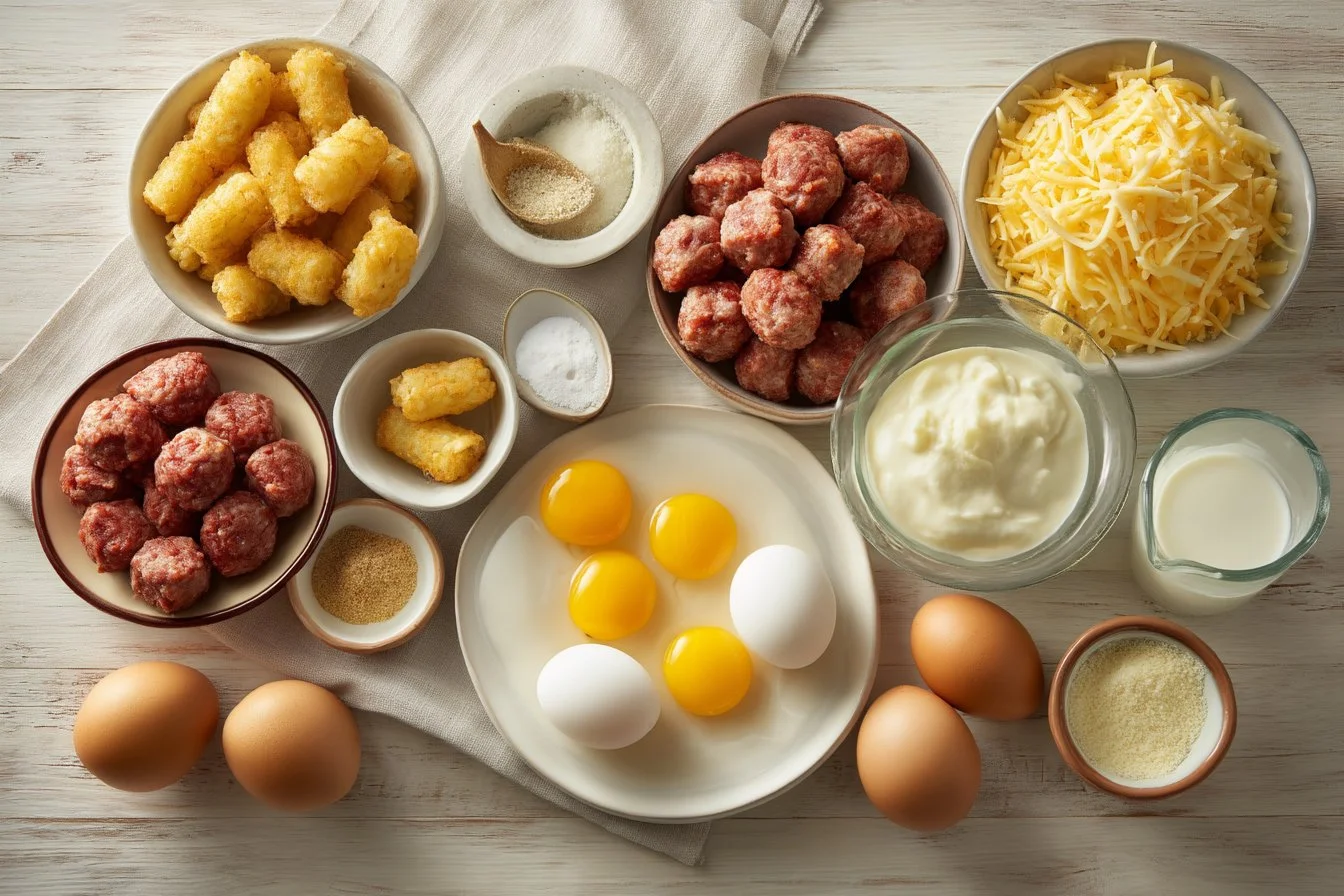 Sausage and Tater Tot Casserole