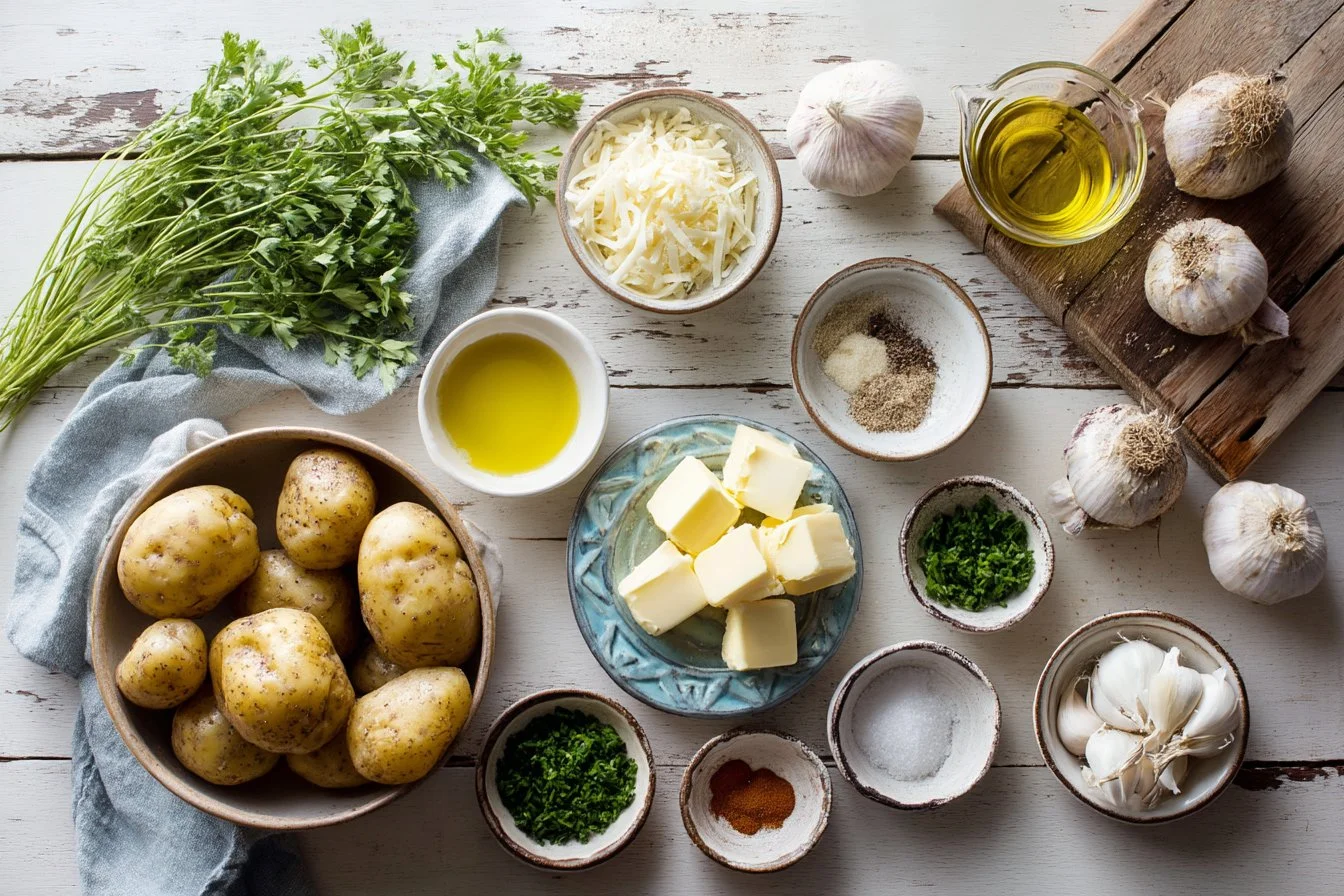 Parmesan-Crusted Smashed Potatoes