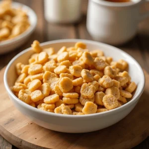 Delicious cereal-based desserts like cereal bars and ice cream with crunchy cereal toppings.