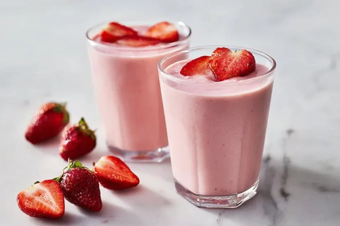 Strawberry Banana Smoothie (Creamy & Refreshing)
