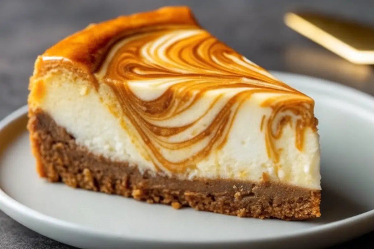 Easy Pumpkin Swirl Cheesecake Recipe - Perfect Fall Dessert!