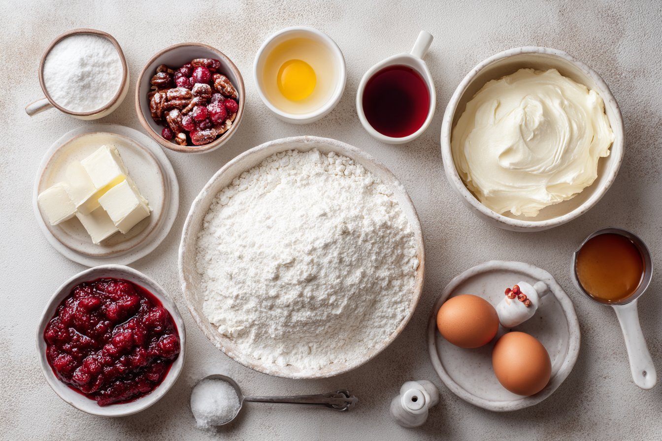 Cranberry Cream Cheese Crescent Bites