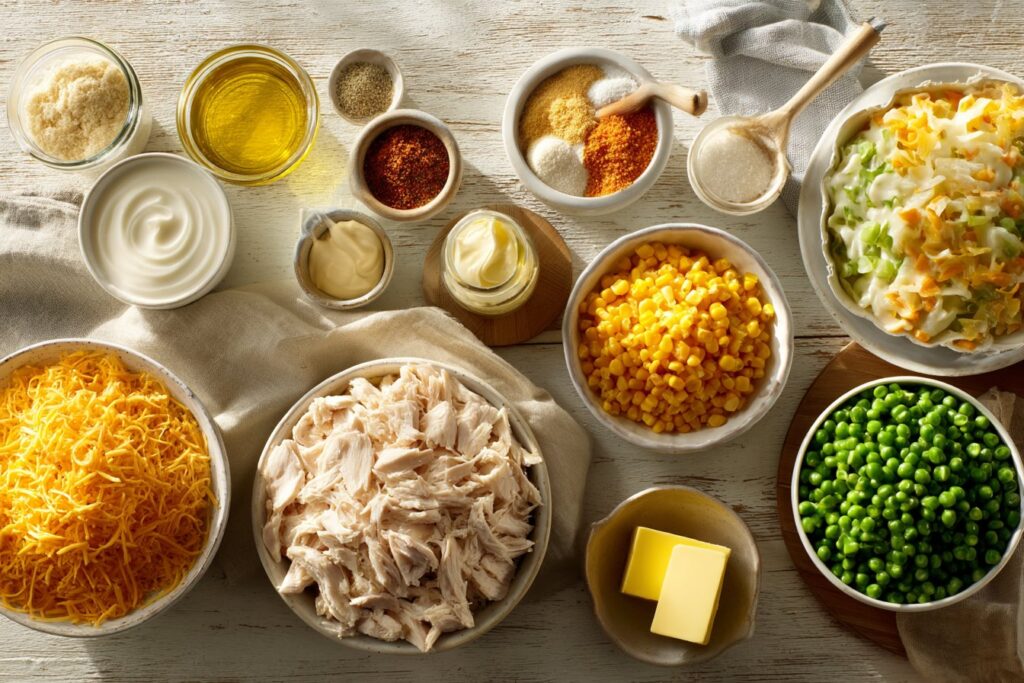 Ingredients for Chicken Casserole