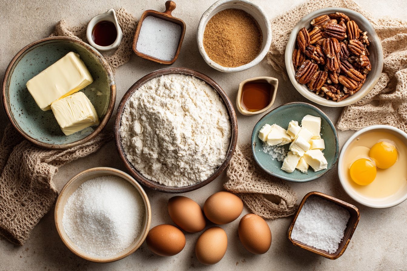 Salted Maple Pecan Pie Bars