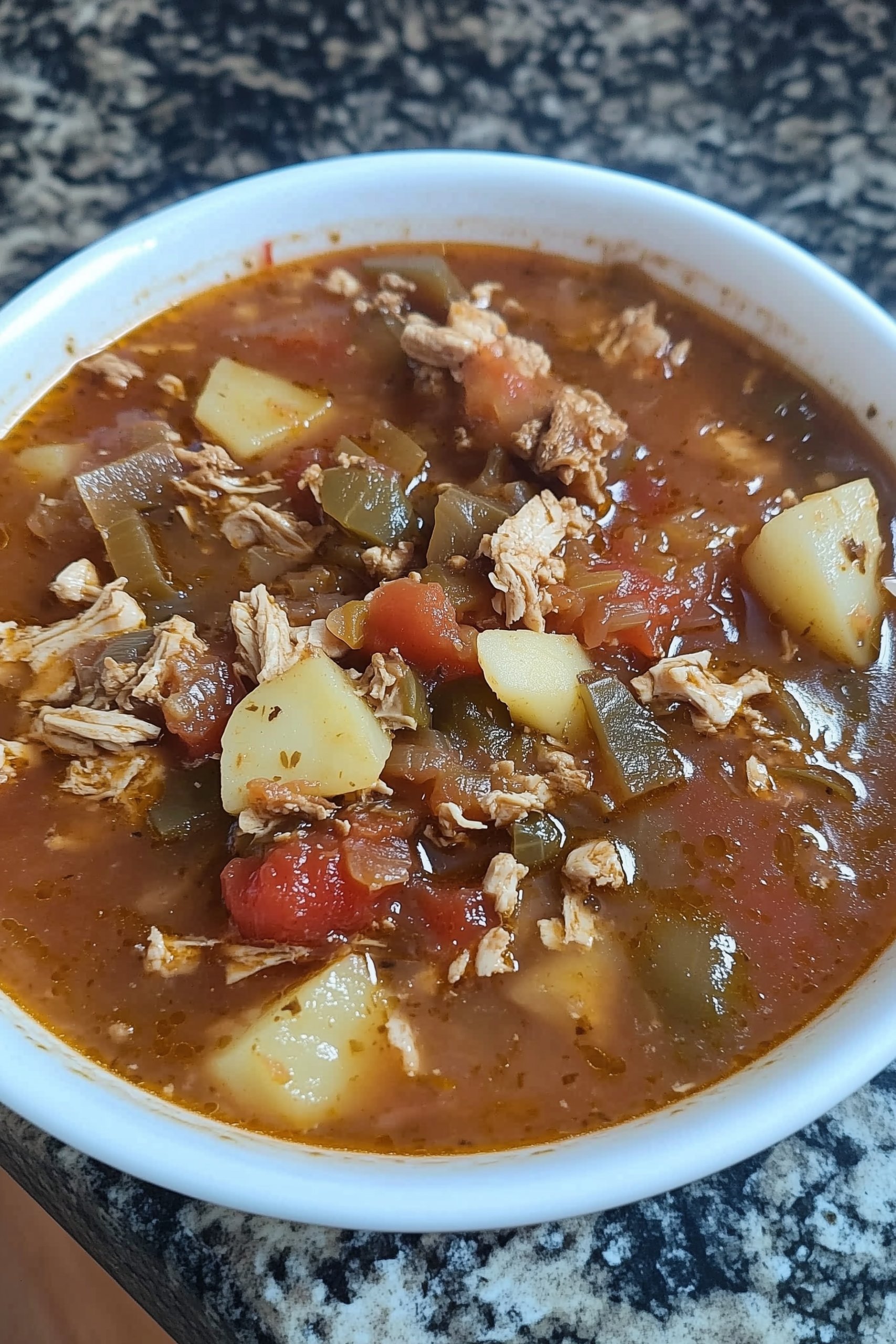 Green Chile Chicken Enchilada Casserole