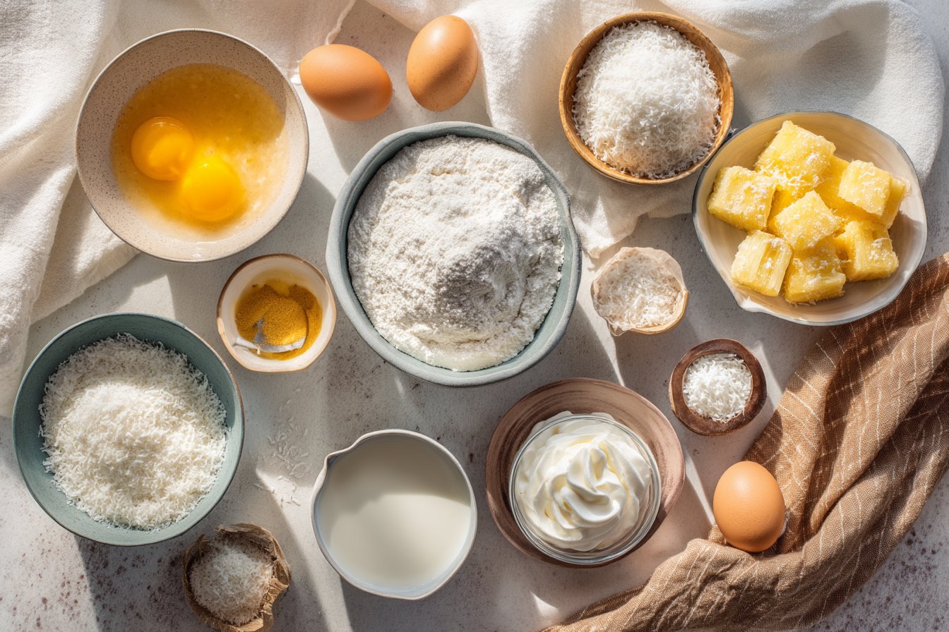 Pineapple Coconut Cake