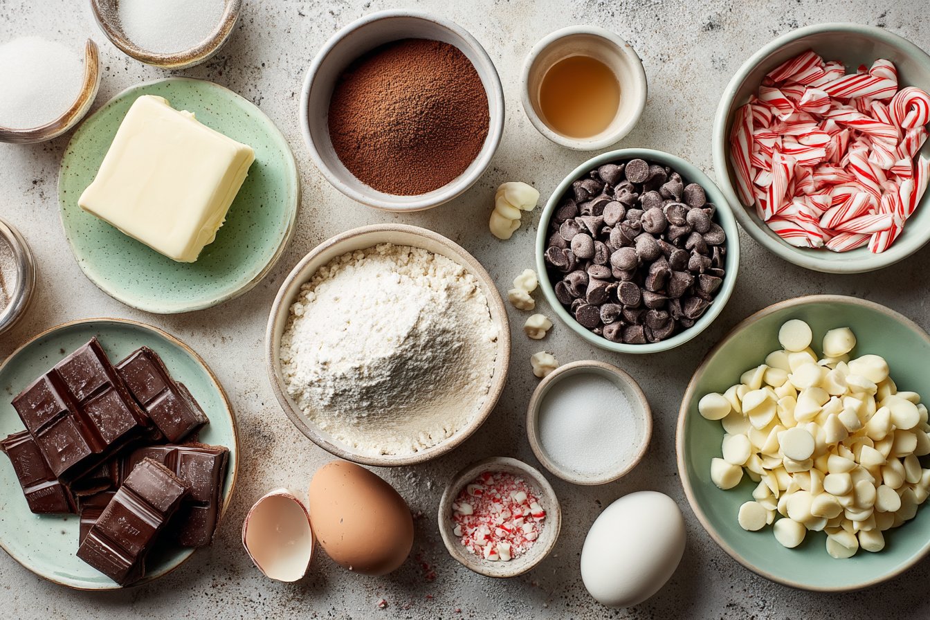 Triple Chocolate Peppermint Cookies