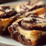 Delicious Chocolate Cinnamon Rolls topped with chocolate drizzle and cinnamon