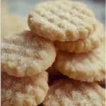 Melt-in-your-mouth sugar cookies on a decorative plate