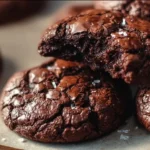 Delicious gourmet brownie cookies with rich chocolate flavor and chewy texture.