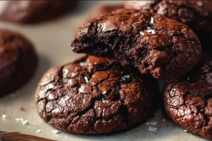 Delicious gourmet brownie cookies with rich chocolate flavor and chewy texture.