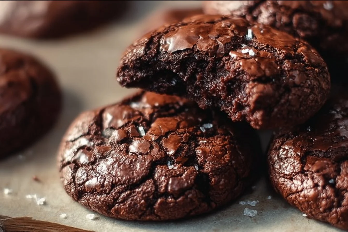 Delicious gourmet brownie cookies with rich chocolate flavor and chewy texture.