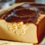 Indulgent Burnt Basque Cheesecake with a caramelized top and creamy interior