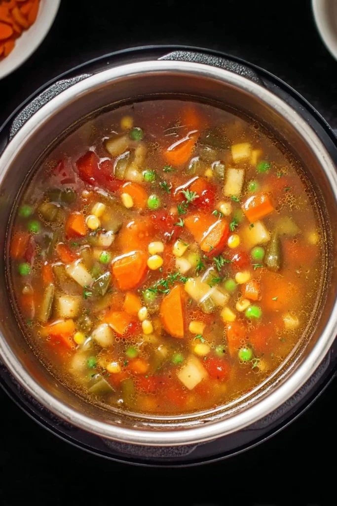 Instant Pot Vegetable Soup