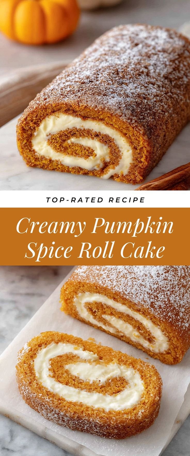 Mouthwatering Pumpkin Spice Roll Cake