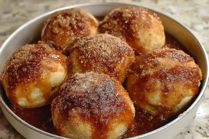 Mouthwatering caramel apple pie bombs with a crispy exterior and sweet filling.