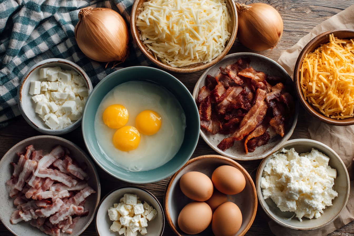 Cheesy Bacon and Hash Brown Casserole