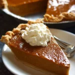 Delicious homemade pumpkin pie showcasing a rich, spiced filling in a flaky crust.