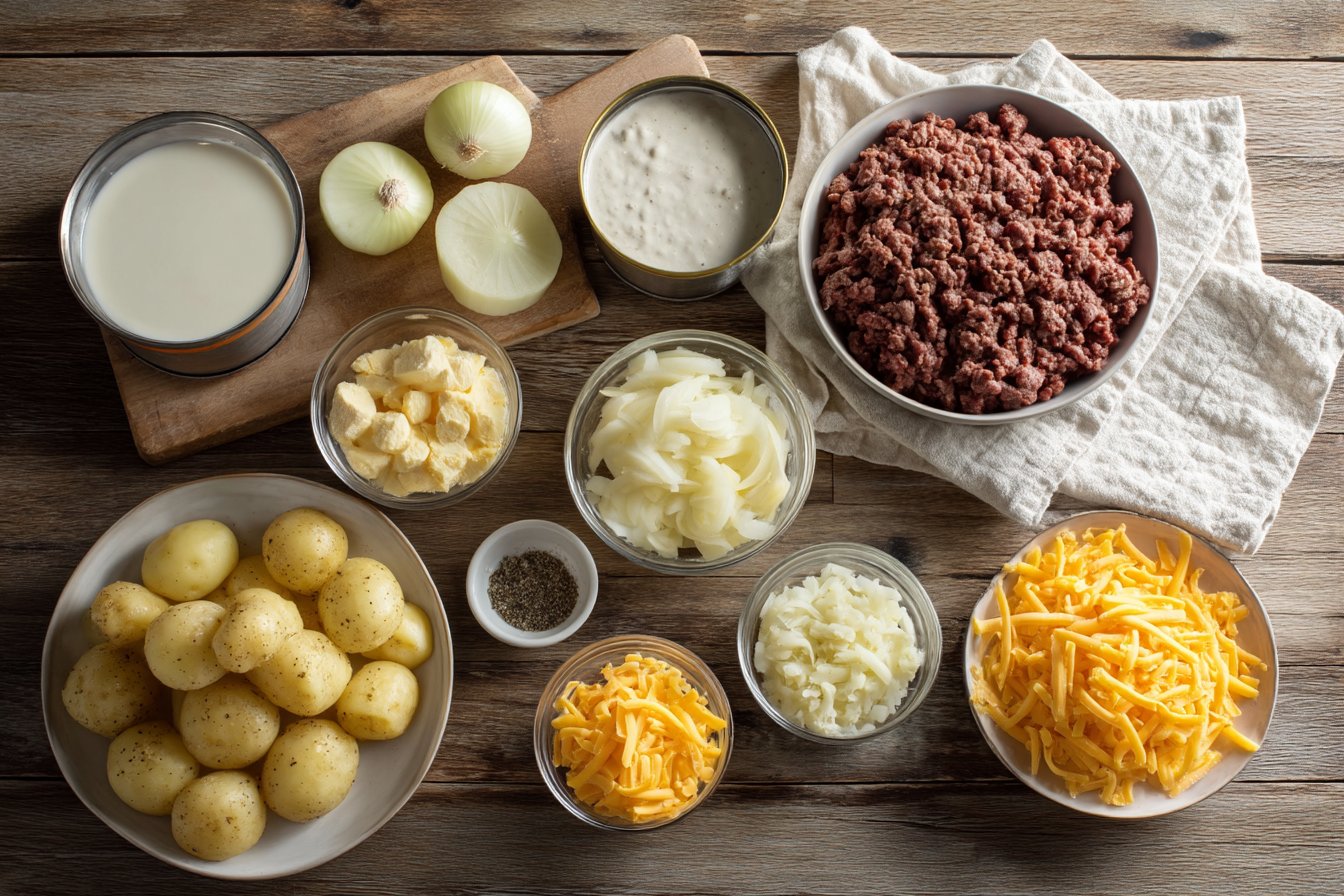 Ground Beef Potato Casserole