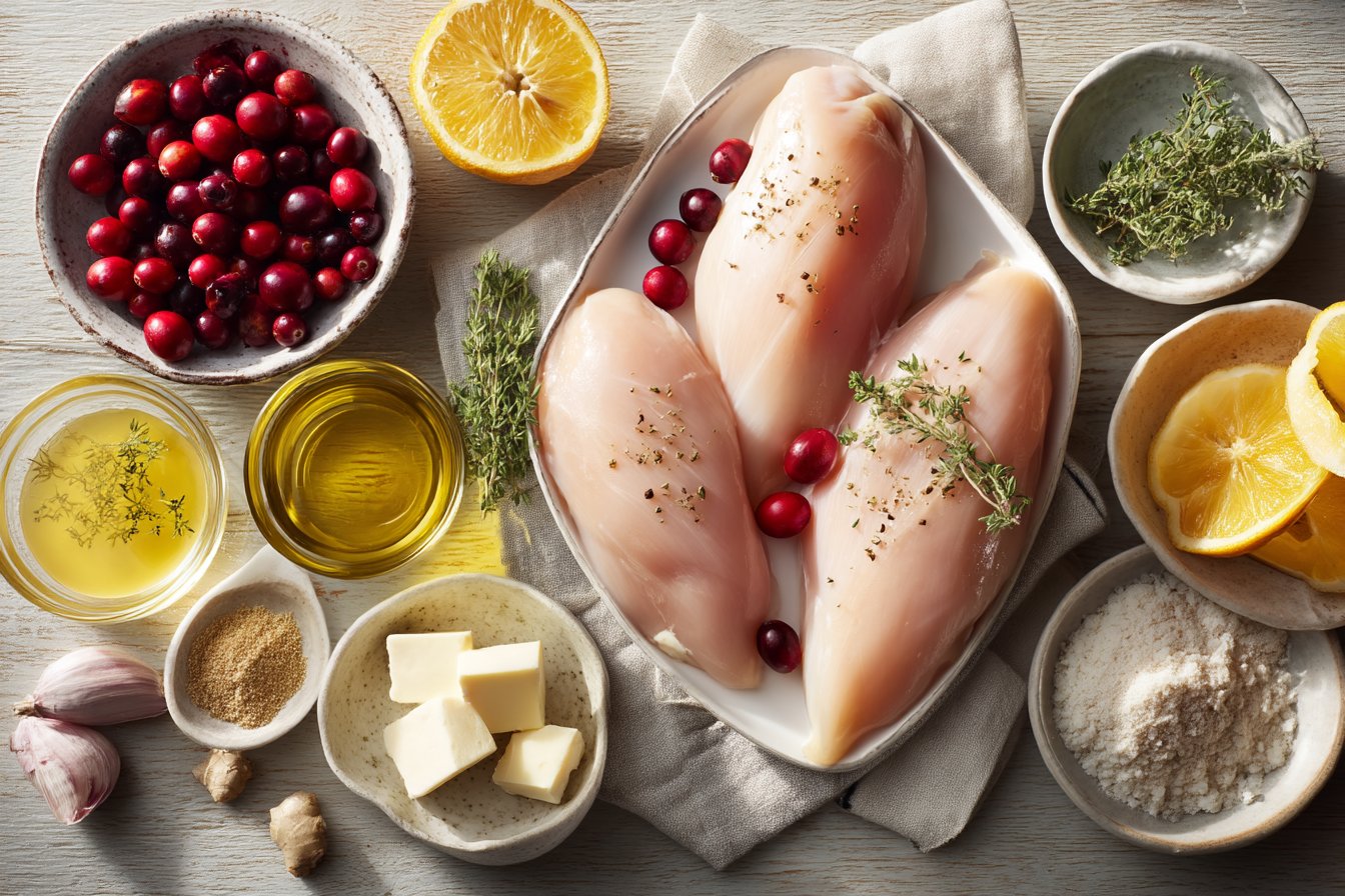 Impressive Cranberry Brie Stuffed Chicken