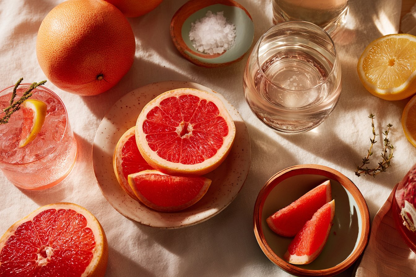 Sparkling Grapefruit Cocktail