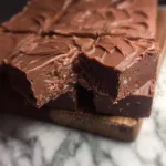 5-Minute Chocolate Fudge recipe with rich chocolate flavor