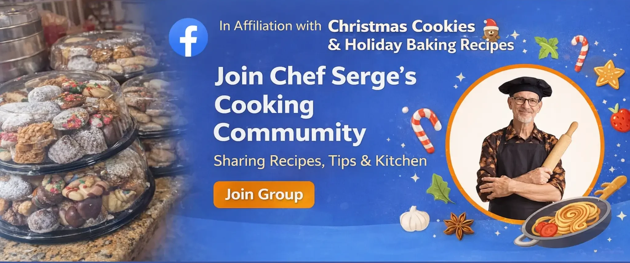 Join Chef Serge’s Cooking Community