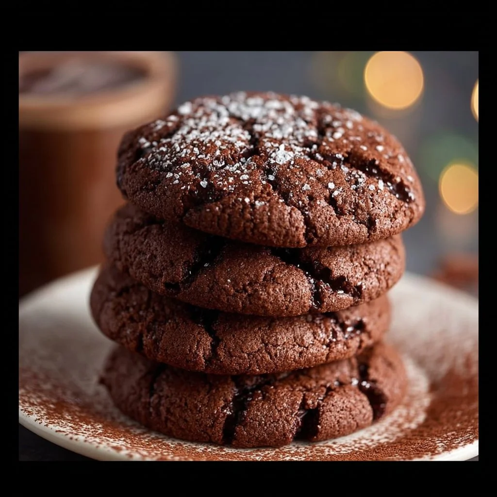 Delicious Abuelita hot chocolate cookies served on a plate