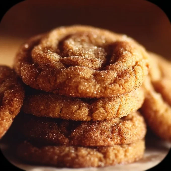 Delicious buttery brown sugar cinnamon cookies fresh from the oven