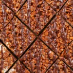 Delicious chocolate marshmallow treats on a plate