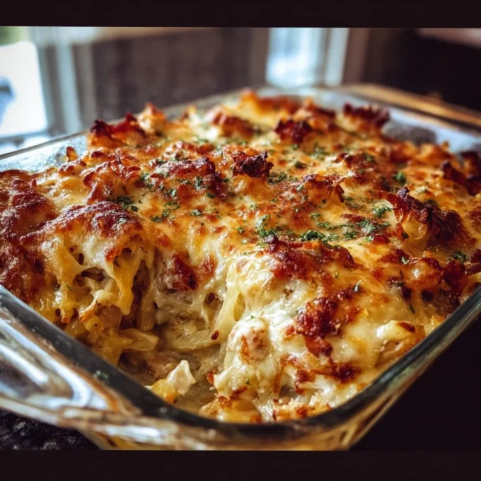 Delicious Crazy Good Casserole recipe with ingredients and serving suggestions