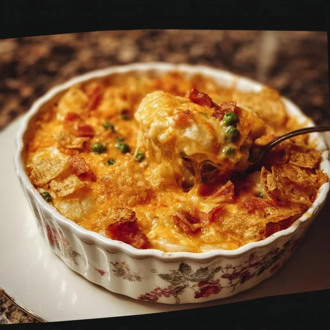 Dolly Parton's 5-ingredient casserole dish served hot and ready to enjoy