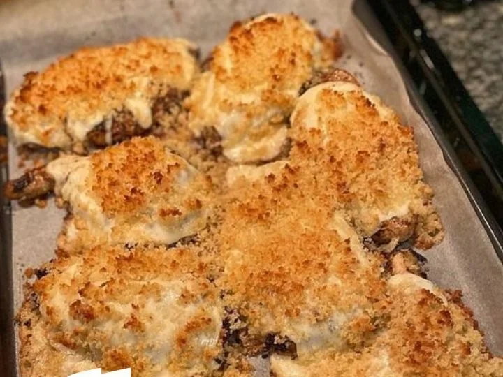 Delicious melt-in-your-mouth chicken dish ready to serve