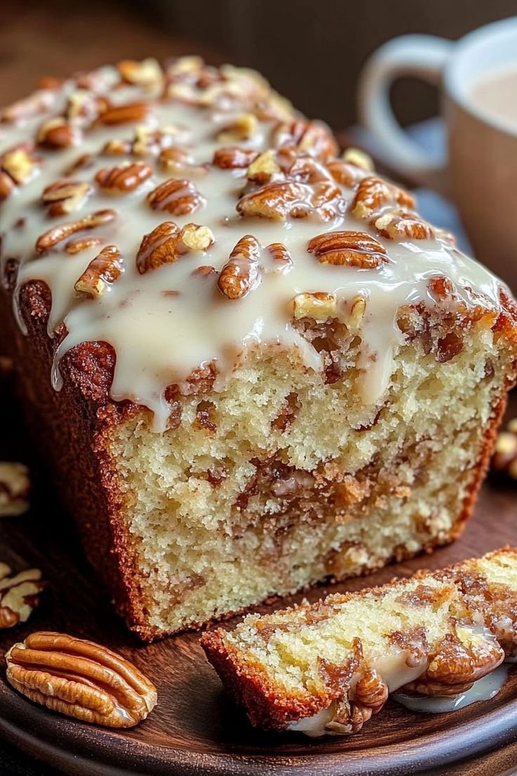 Butter Pecan Cake Loaf
