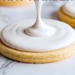 Delicious sugar cookies decorated with colorful sugar cookie icing