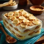 Delicious homemade banana pudding recipe with layers of creamy filling and bananas