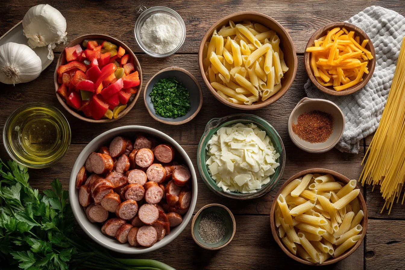 Cajun Sausage Pasta