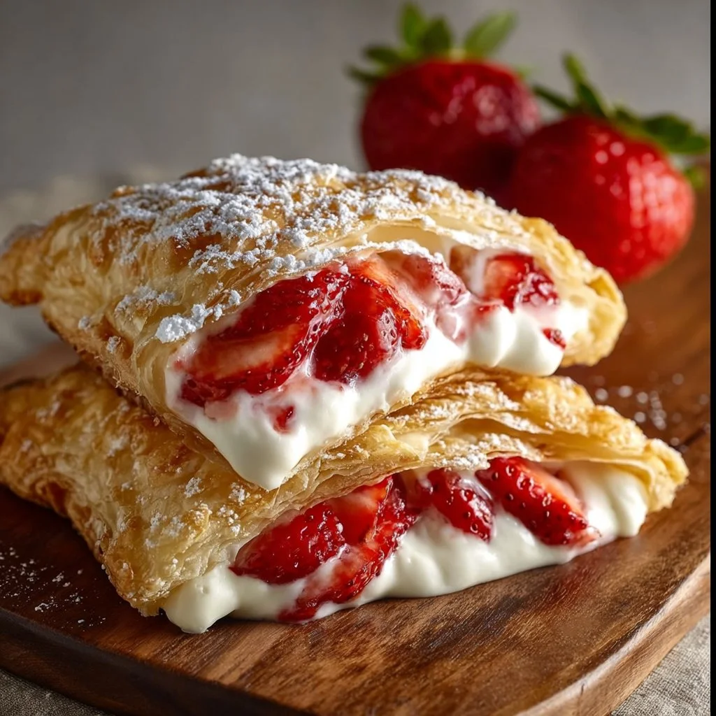 Strawberry Cheesecake Turnovers