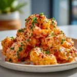 Delicious Bang Bang Shrimp served with a side of spicy sauce
