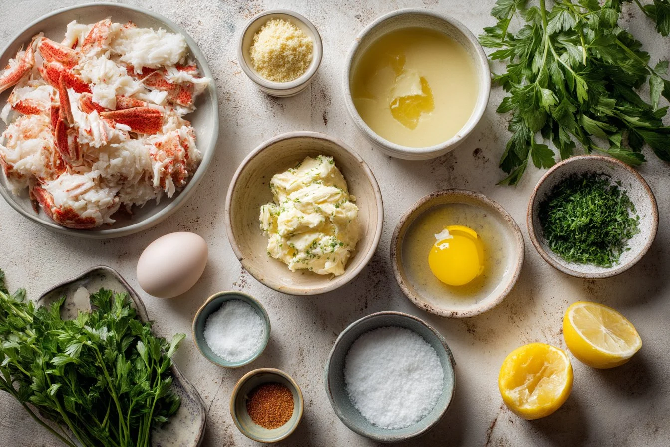 Ruth’s Chris Crab Cakes with Lemon Butter Sauce
