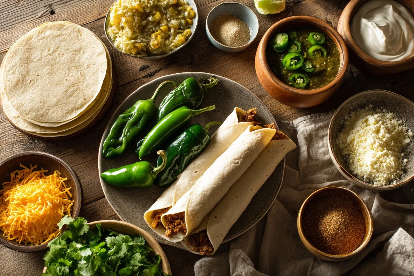 Stuffed Chile Enchiladas